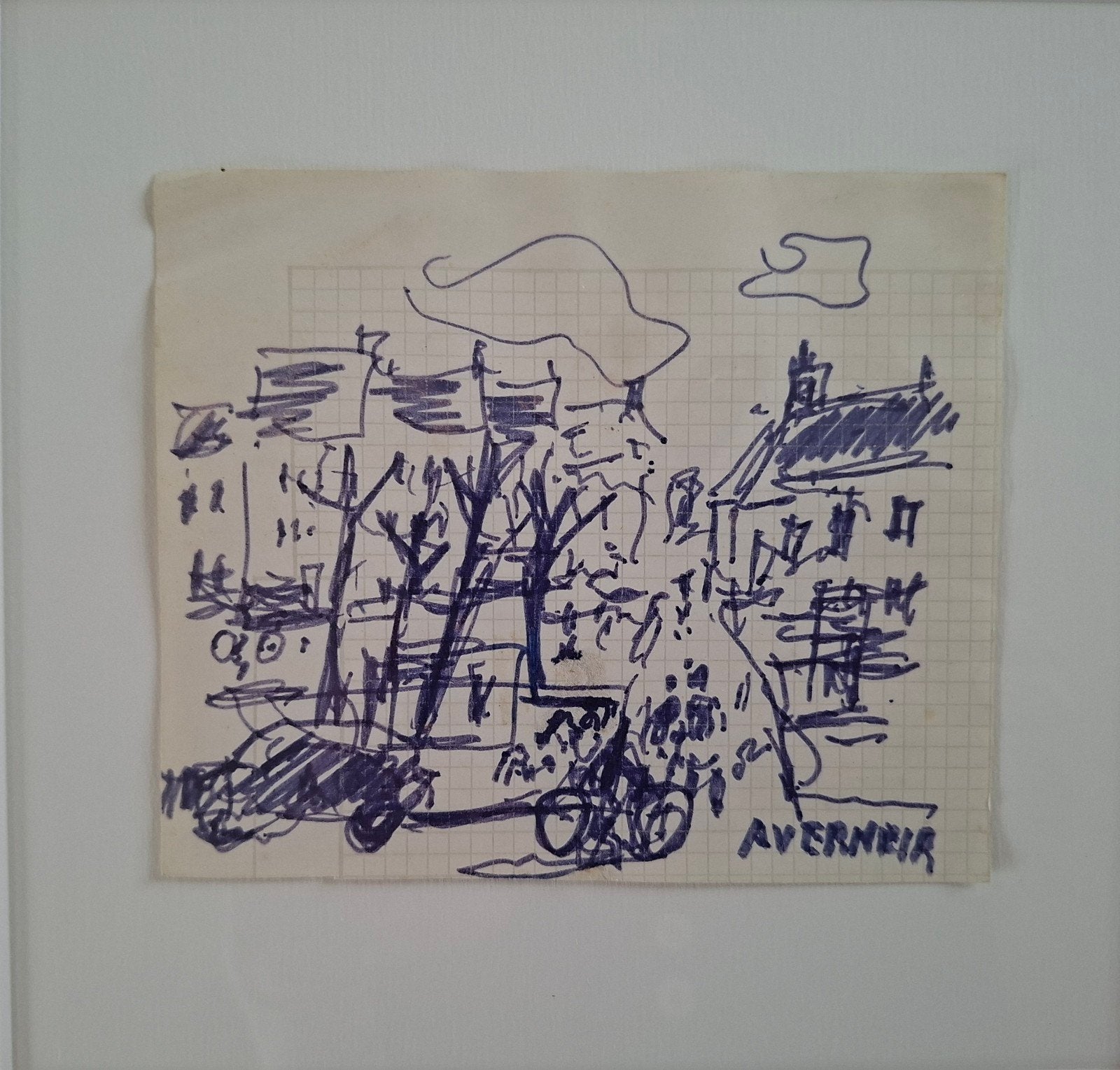 VERMEIR Alfons - 4 stifttekeningen, Ophalen of Verzenden, Tekening