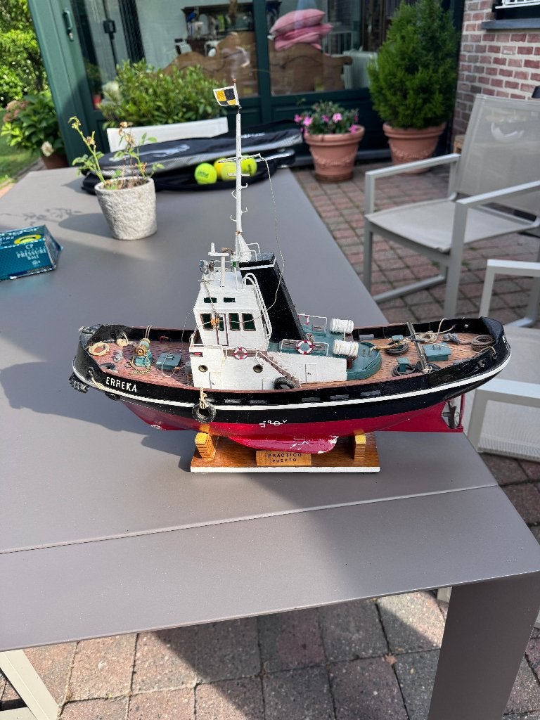 maquette boot, Ophalen