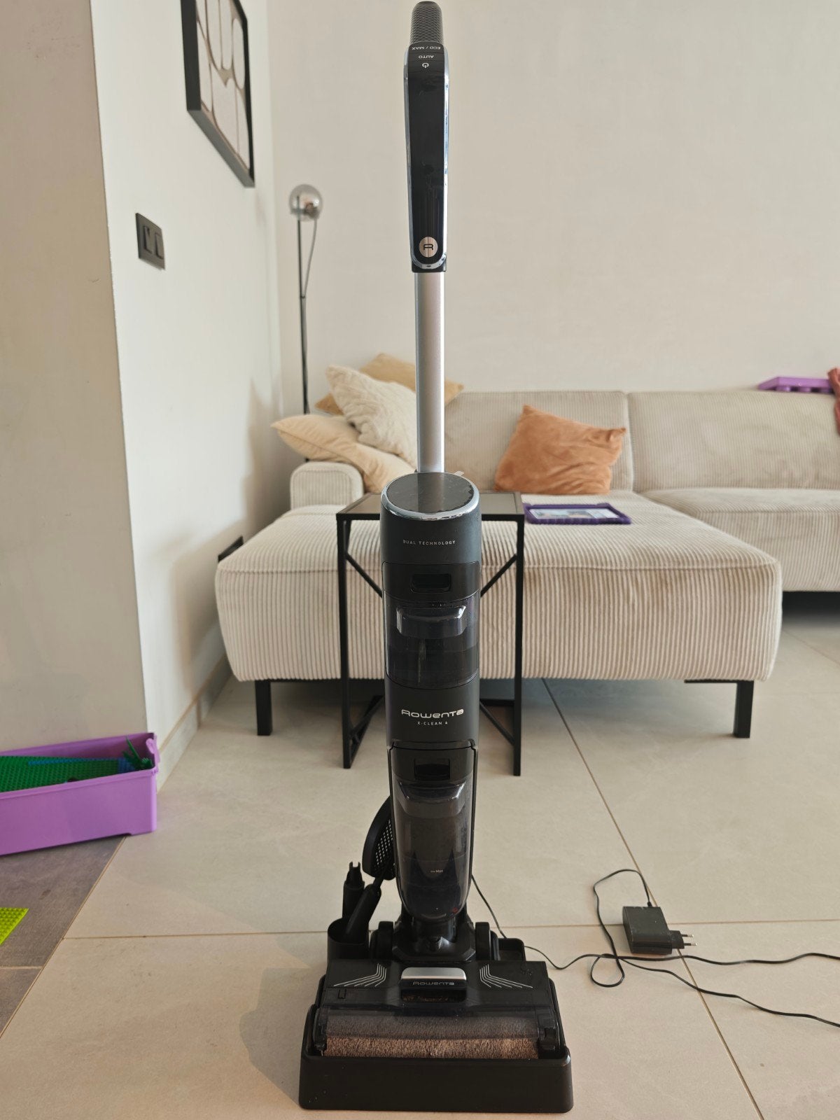 steelstofzuiger met dweilfunctie, Elektronische apparatuur, Dweilfunctie, Zo goed als nieuw, Robotstofzuiger, Ophalen
