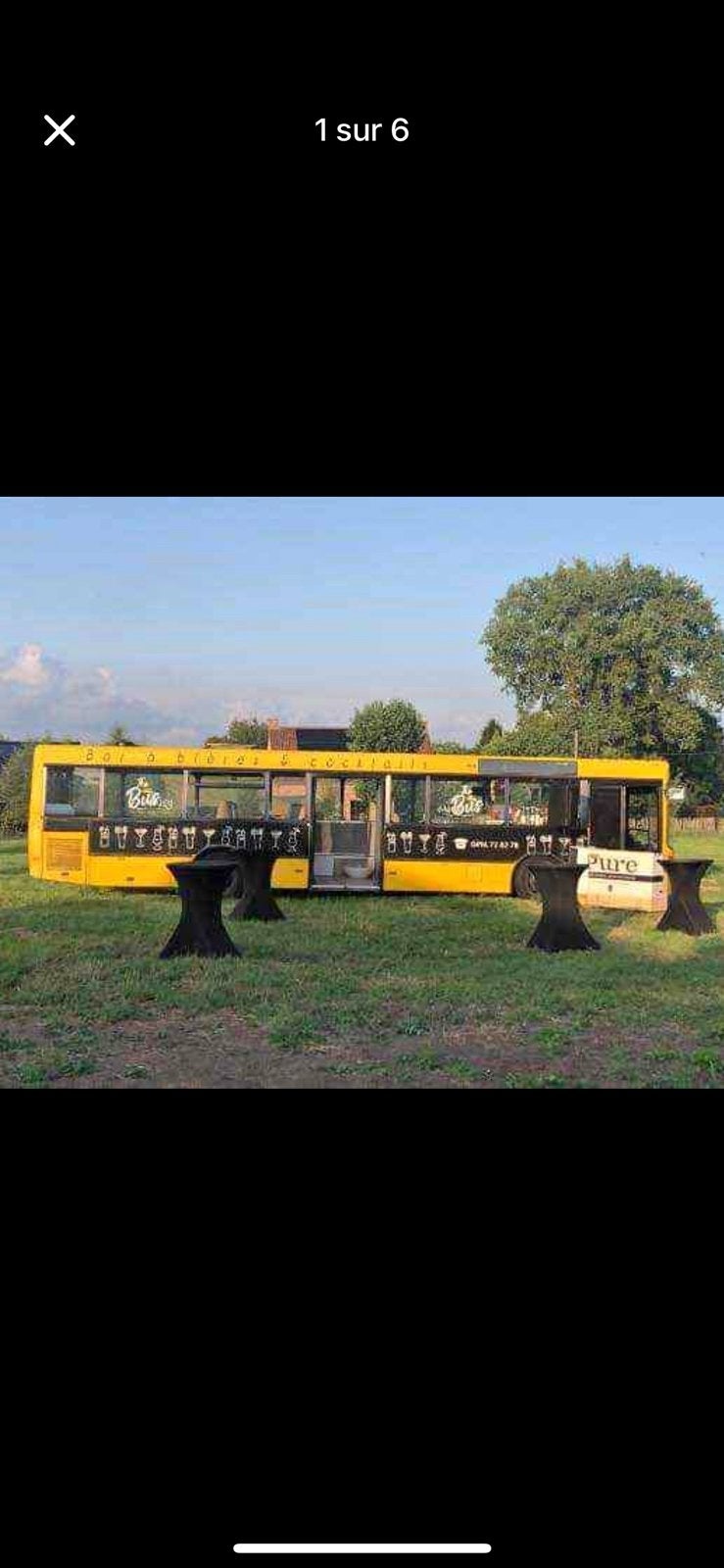 Bus Mercedes aménagé bar à cocktails, Caravanes & Camping, Particulier, Mercedes