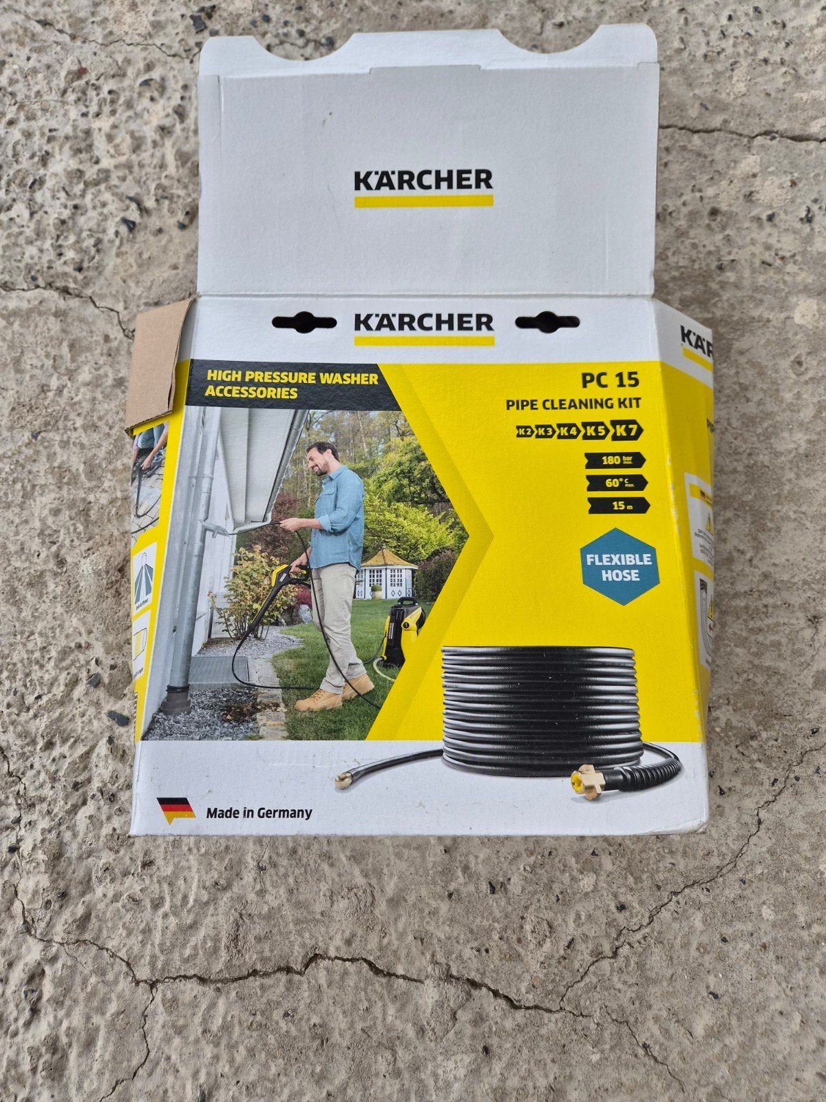 kit de nettoyage de tuyaux Karcher 15 m, Enlèvement