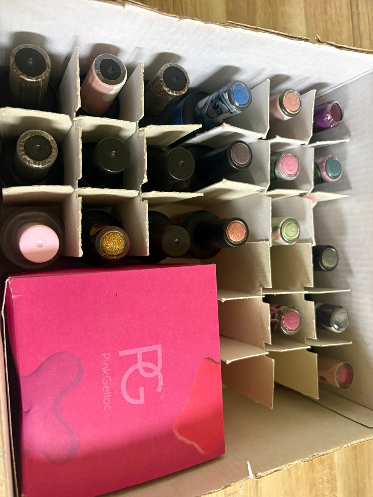 Pink gellac volledige set, Ophalen, Zo goed als nieuw, Handen en Nagels, Accessoires