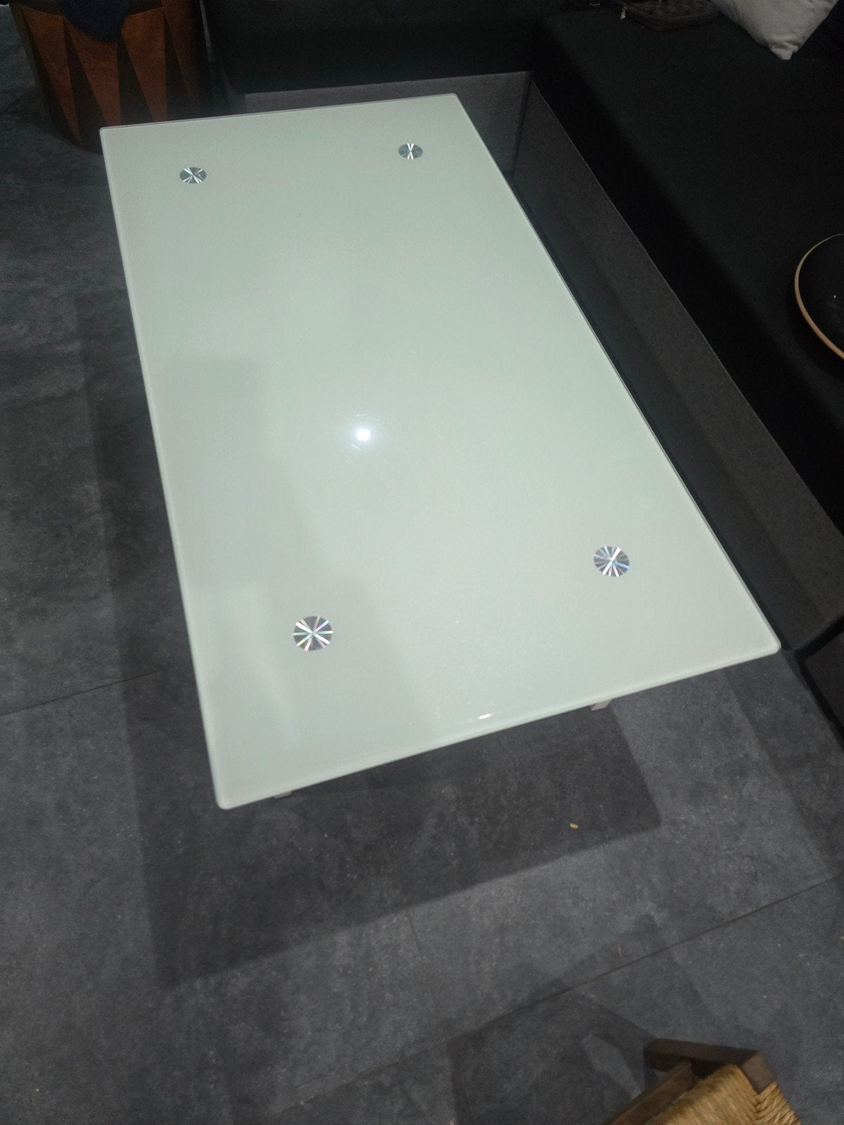 salon tafel glas, Ophalen
