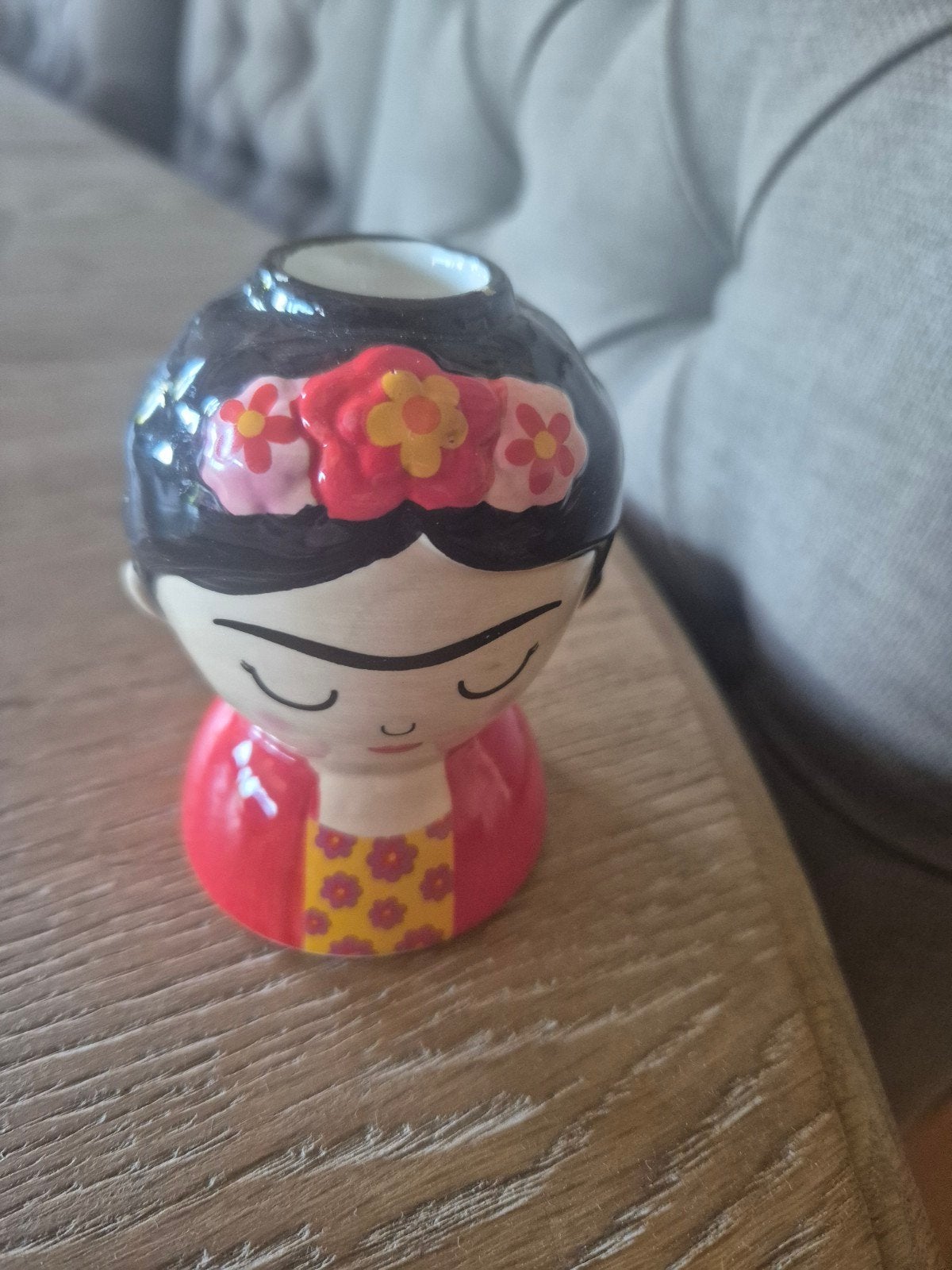 frida kahlo moderne kaarsen houder kunst, Antiek en Kunst, Ophalen of Verzenden