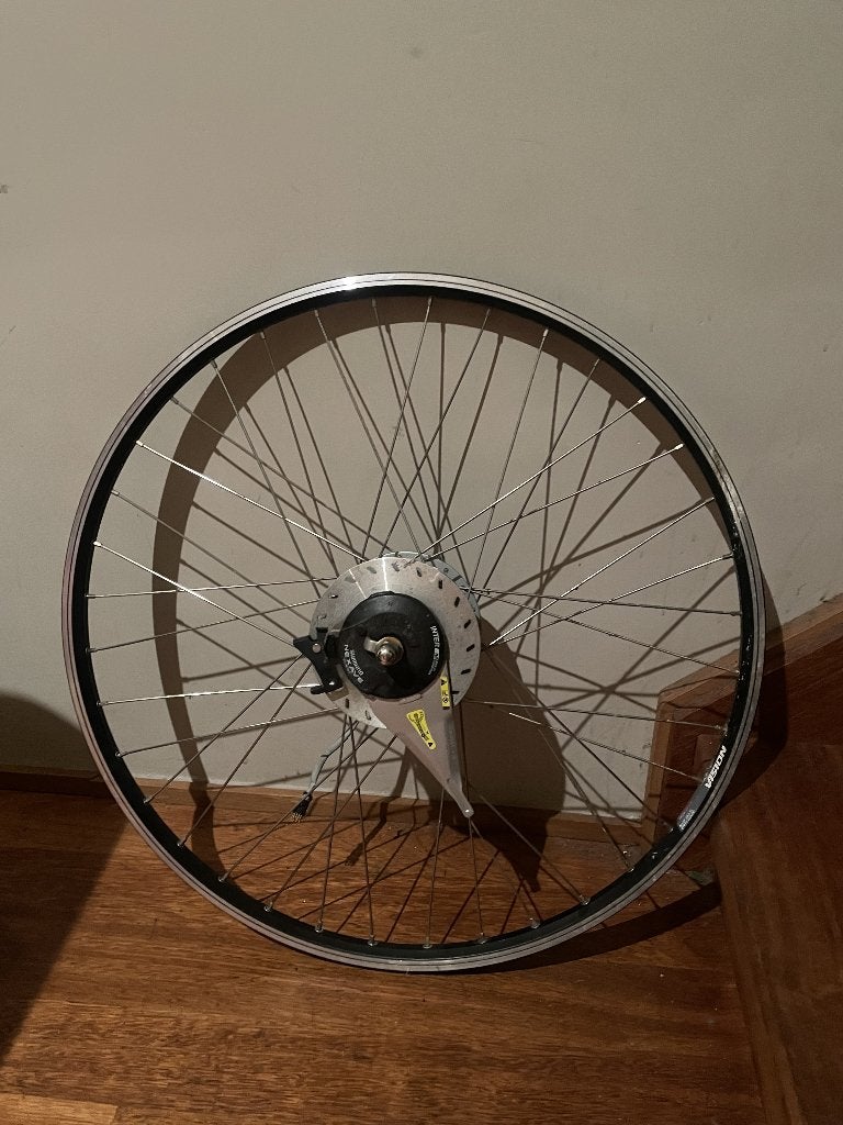 Gazelle Innergy 28 inch voormotorwiel, Ophalen of Verzenden, Motor, Aluminium