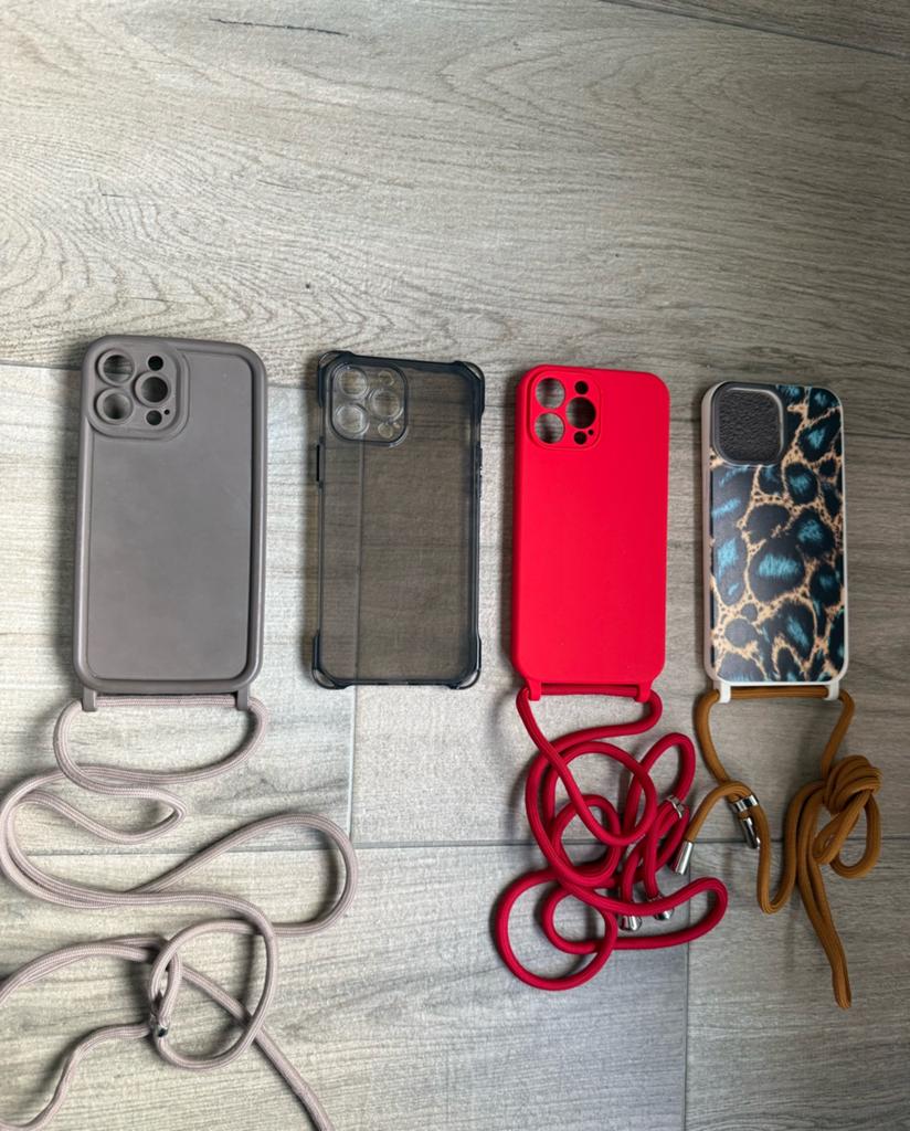 4 telefoonhoezen Iphone 13 pro max, Telecommunicatie, Ophalen of Verzenden, Nieuw, IPhone 13, Hoesje of Tasje