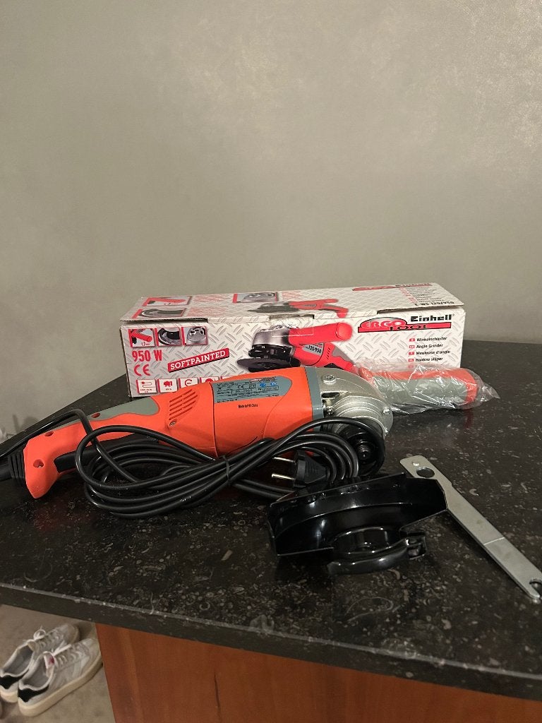 Haakse slijper met 4 schijven, Bricolage & Construction, Enlèvement, Utilisé, Meuleuse d'angle, Autres marques