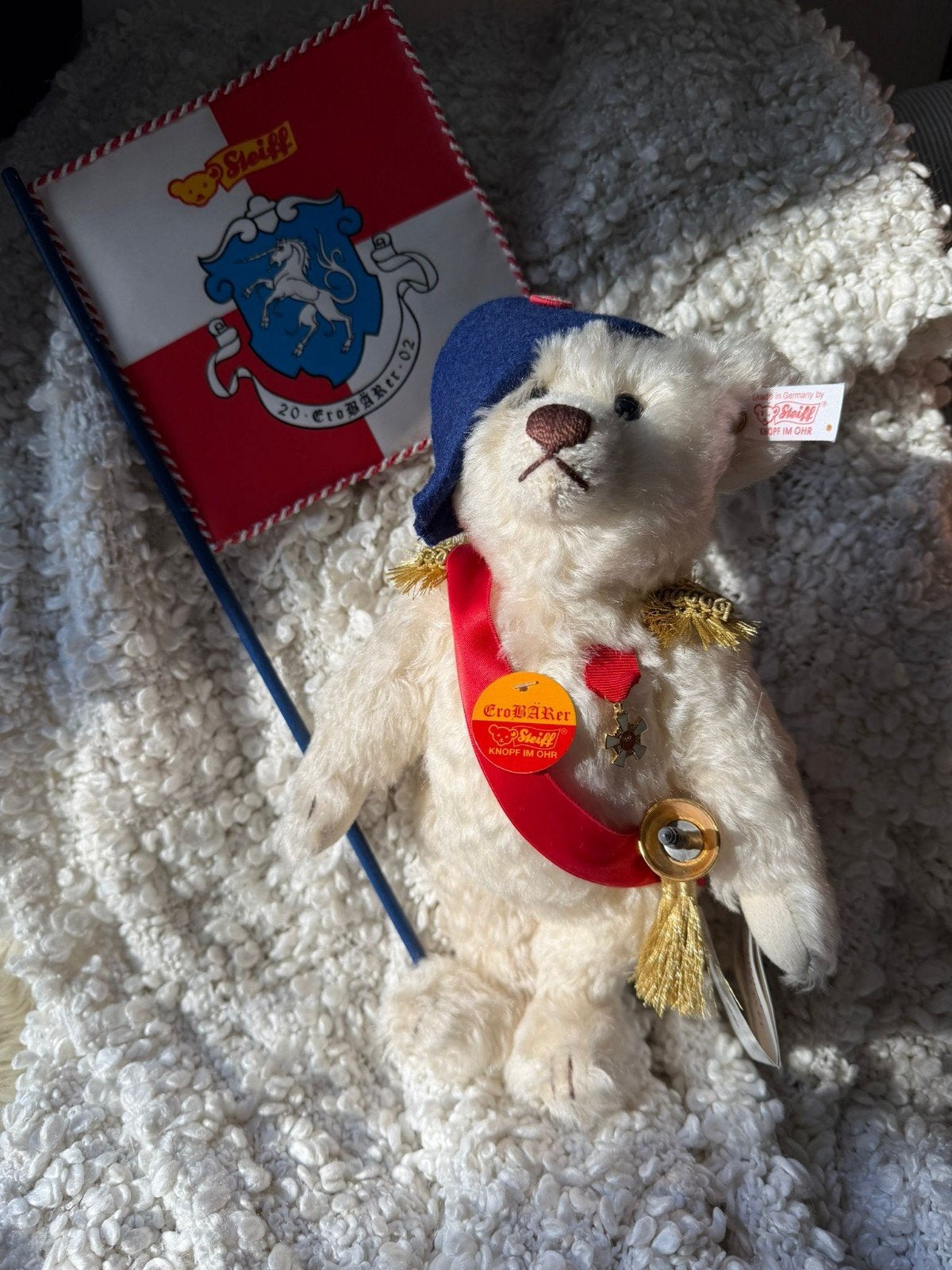 Steiff Erobärer Napoleon, Collections, Ours & Peluches, Steiff, Enlèvement ou Envoi