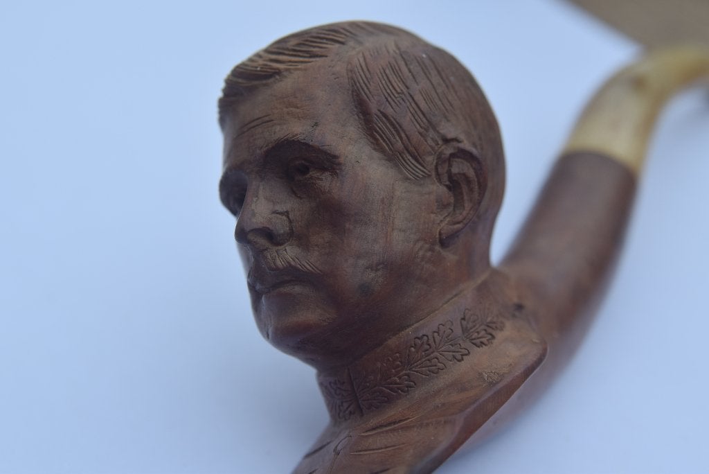 Pipe tête d'homme en bois sculpté, Enlèvement ou Envoi, Utilisé, Autres types