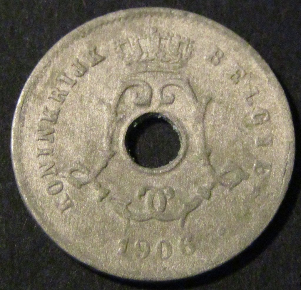 5 centimes 1906 en néerlandais - Leopold II, Enlèvement ou Envoi, Autre, Monnaie en vrac