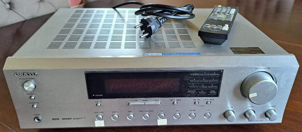 ONKYO TX-8255, versterker/radio, IR afstandsbediening, 60 à 120 watts, Enlèvement, Onkyo, Stéréo