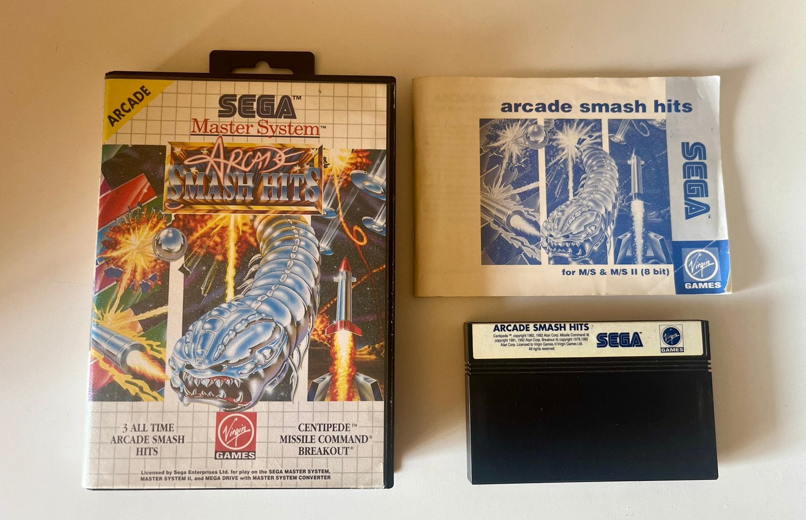 Succès d'arcade, Enlèvement, Comme neuf