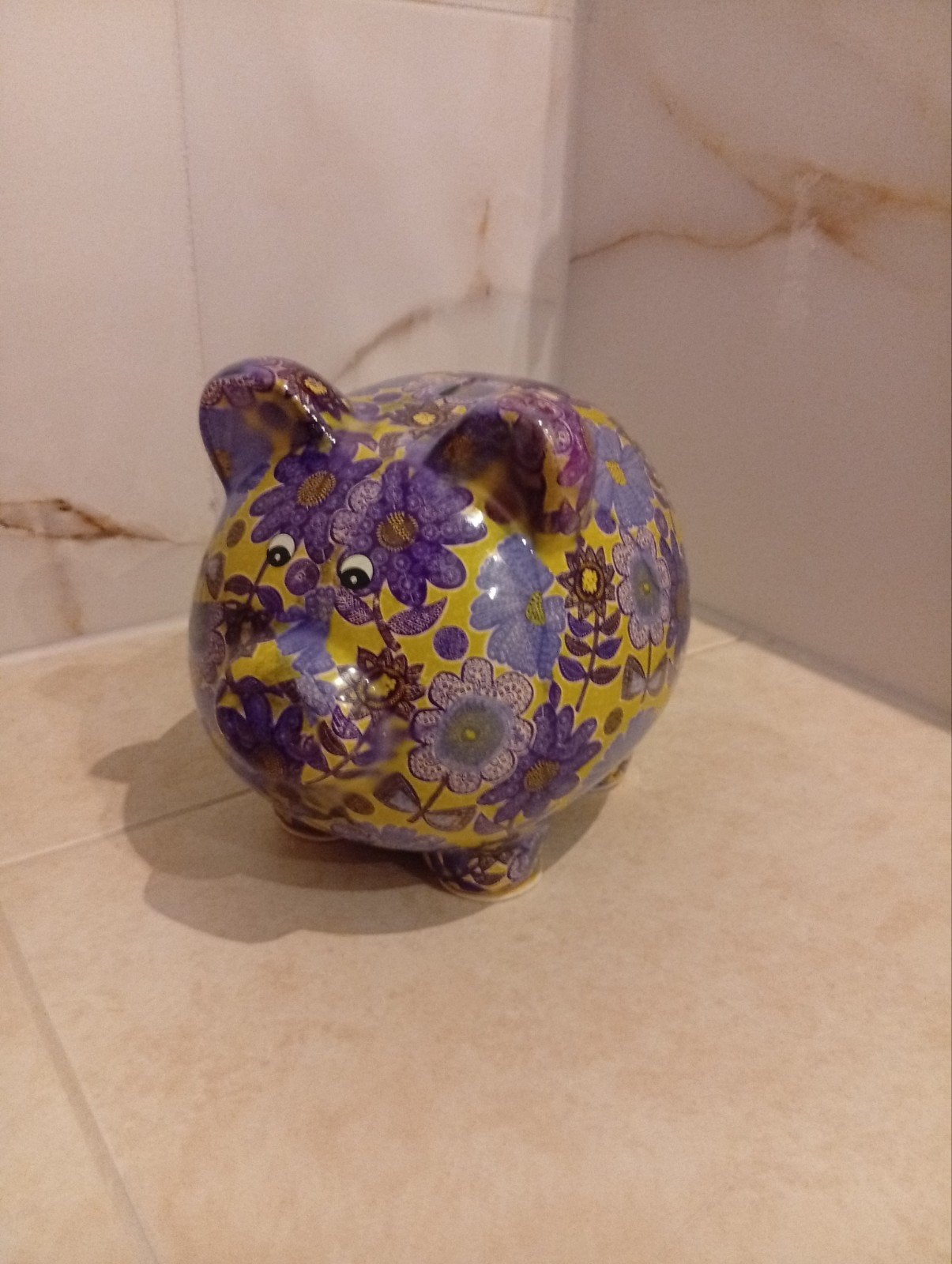Grote spaarpot in pomme pidou stijl varken 30€, Ophalen