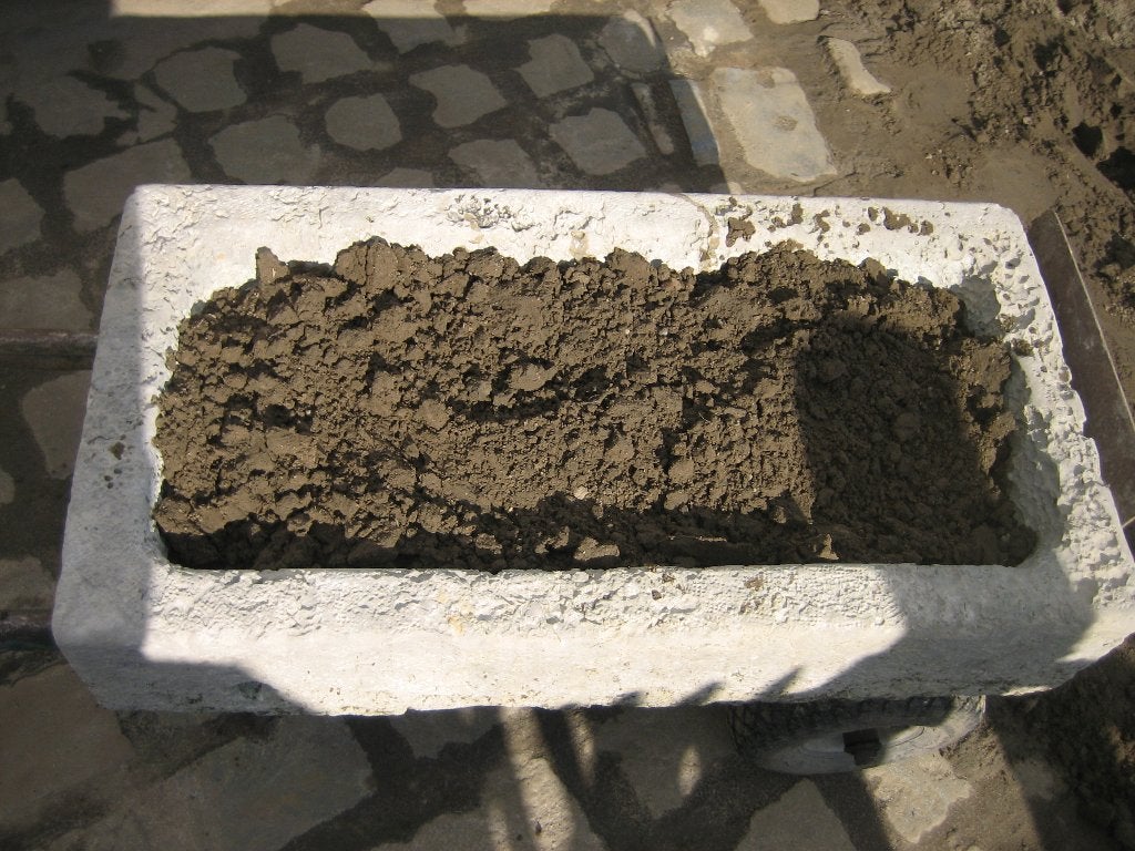 oude natuurstenen troggen bloembakken, Tuin en Terras, Ophalen, Gebruikt