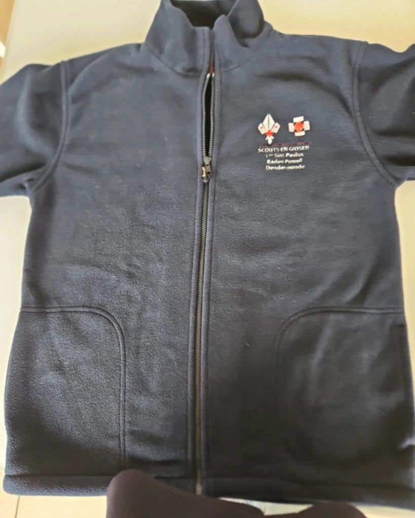 Fleece Scouts Dendermonde, Enlèvement ou Envoi, Taille 36 (S), Comme neuf, Bleu