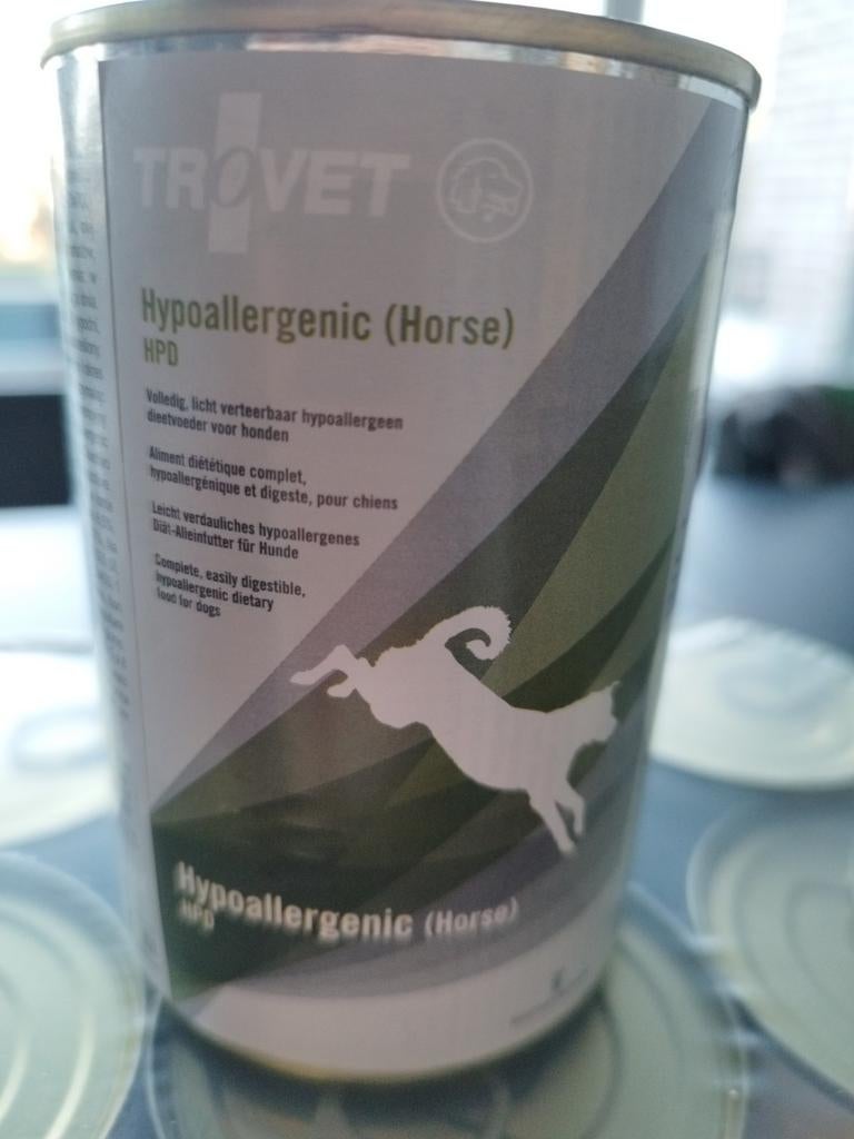 Blikvoer hond - Trovet Hypoallergeen (paard) 400gr, Dieren en Toebehoren, Ophalen, Hond