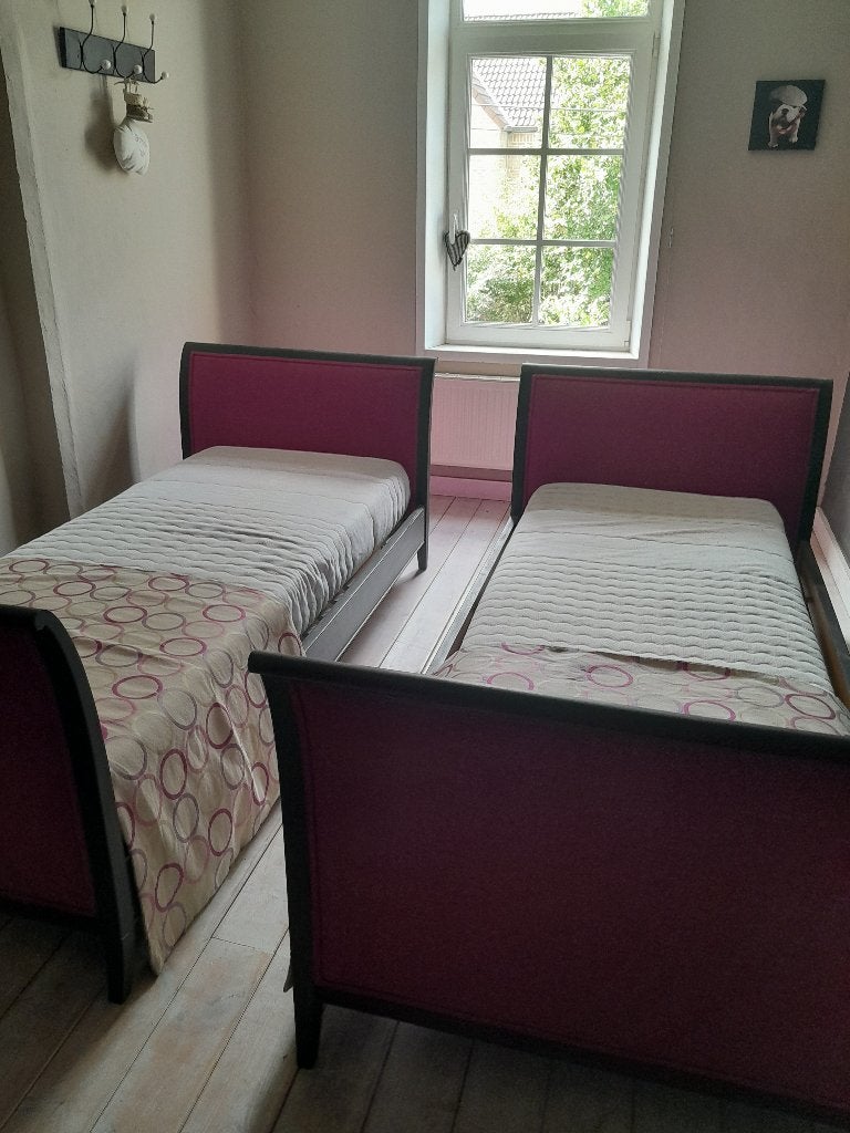 Twee aparte bedden, Ophalen, Gebruikt, Eenpersoons, 80 cm