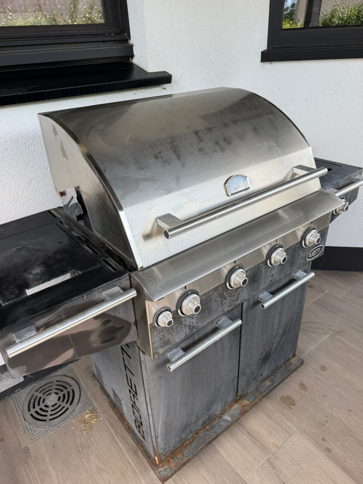 Boretti barbecue, Jardin & Terrasse, Enlèvement, Utilisé