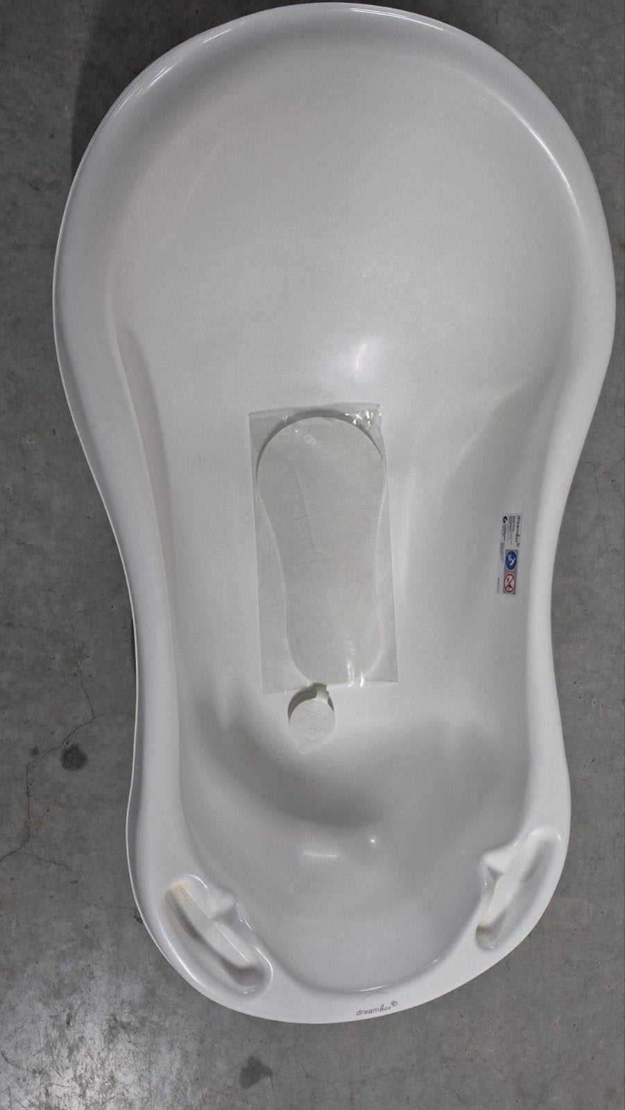Dreambaby badje met nieuwe antislip kleefmat, Ophalen, Zo goed als nieuw, Badje