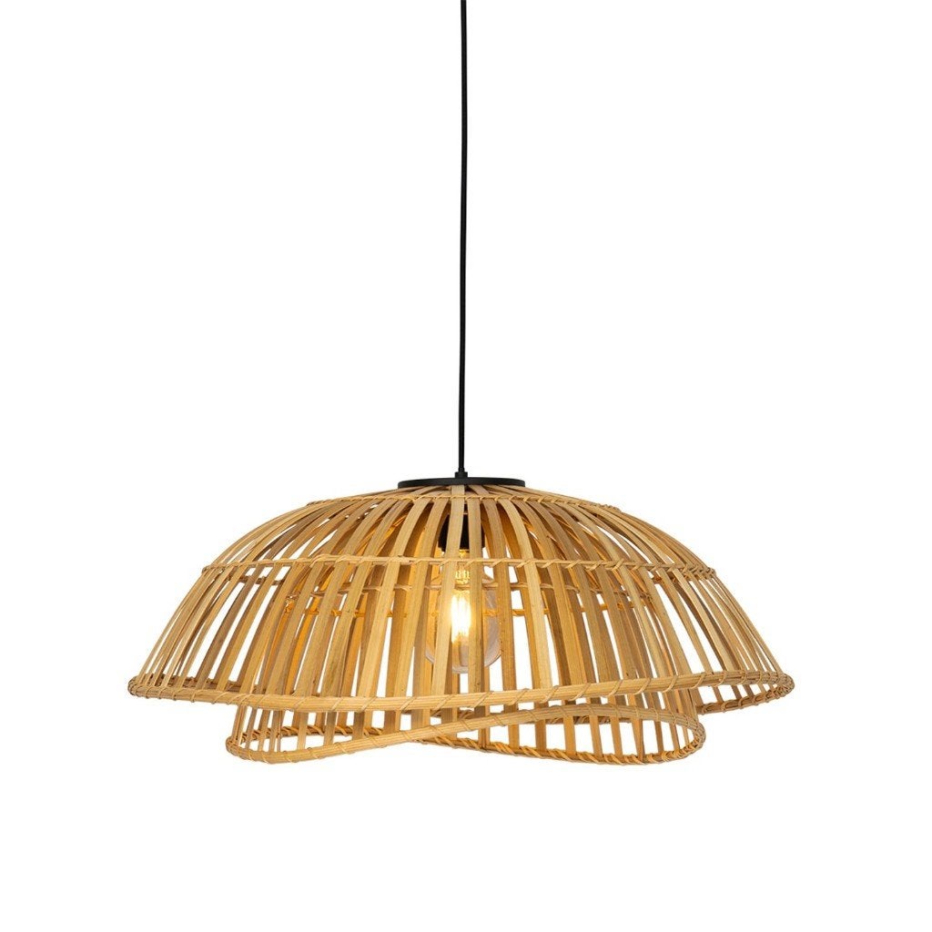hanglamp, Ophalen, Bamboe, E14 (klein), Nieuw