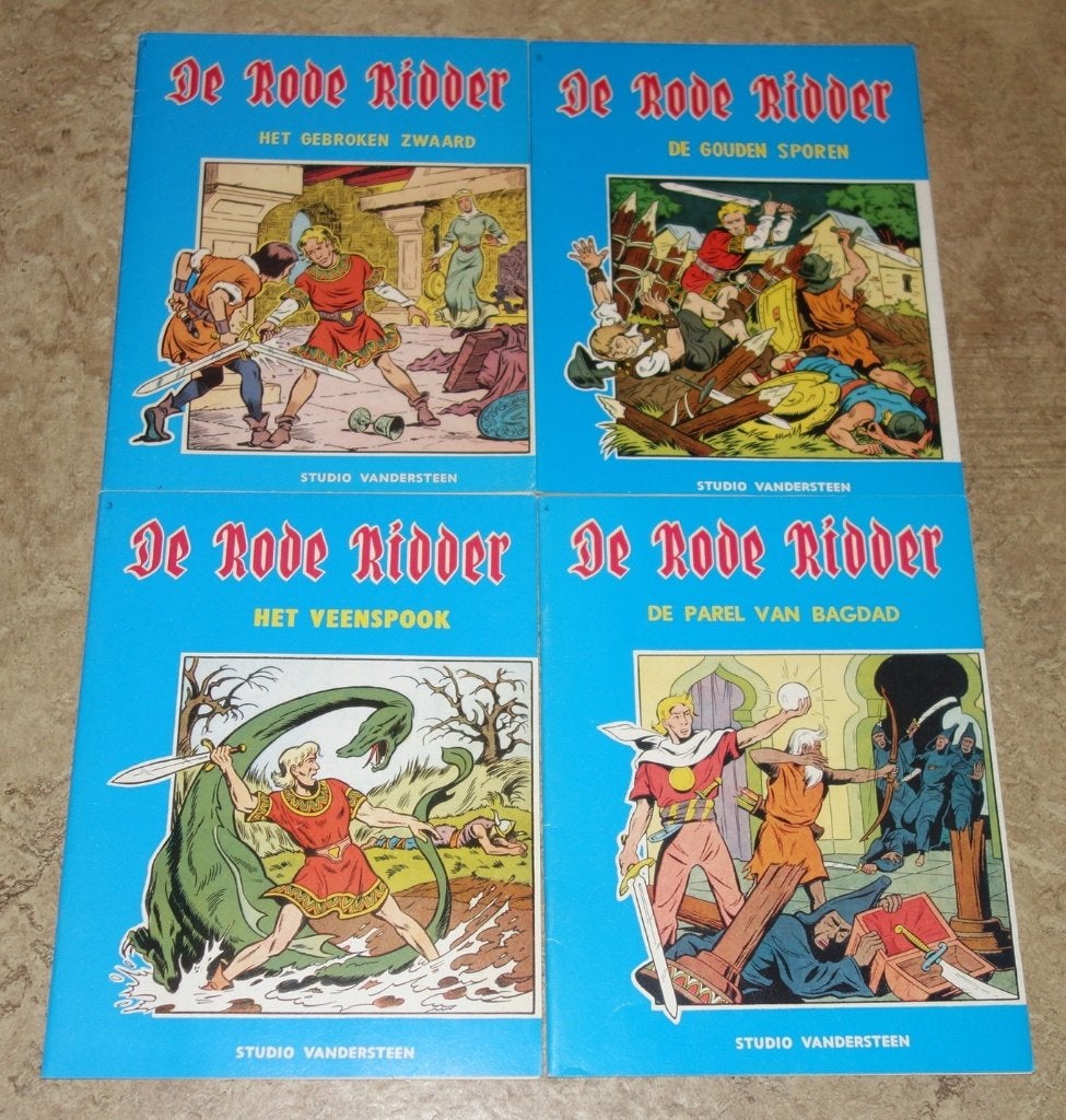 Verzameling De rode ridder strips krantenuitgave 2006-2007, Plusieurs BD, Envoi, Comme neuf, Willy Vandersteen
