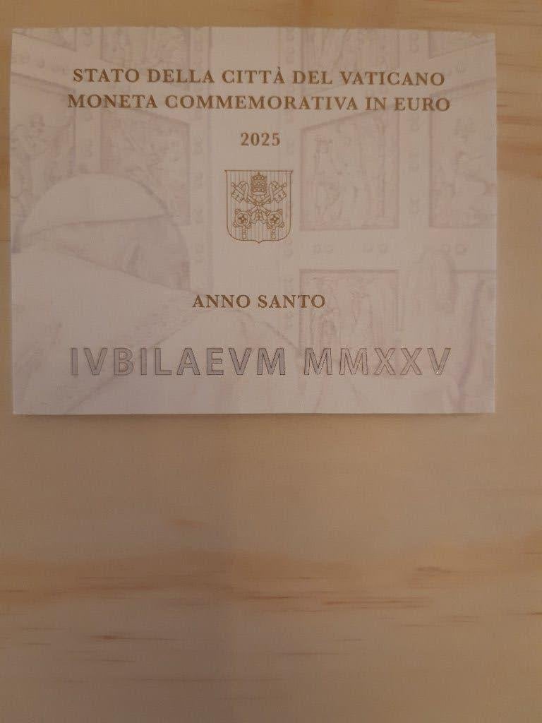 Vaticaan : BU herdenkingsmunt 2025 'Heilig Jaar', Ophalen of Verzenden, Vaticaanstad, 2 euro, Losse munt