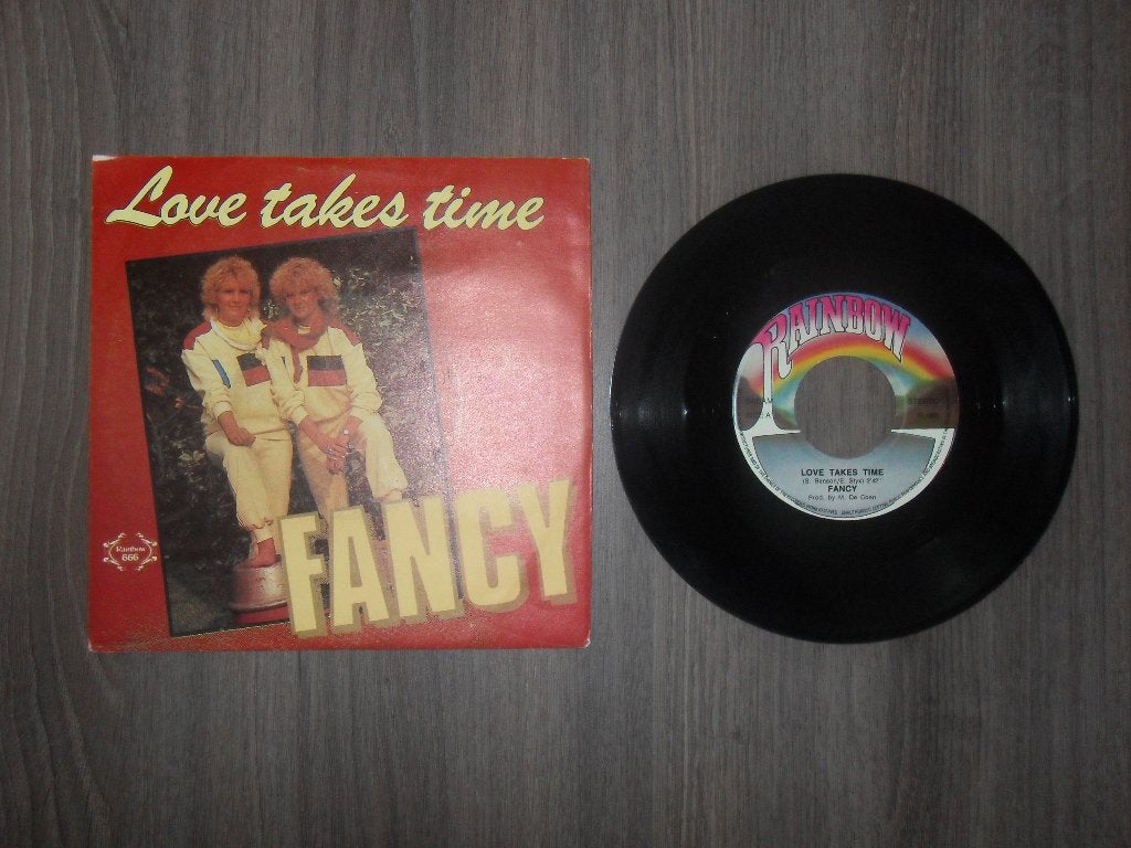 Fancy - Love takes time, Cd's en Dvd's, Vinyl | Nederlandstalig, Ophalen of Verzenden, Gebruikt, 7 inch, Pop