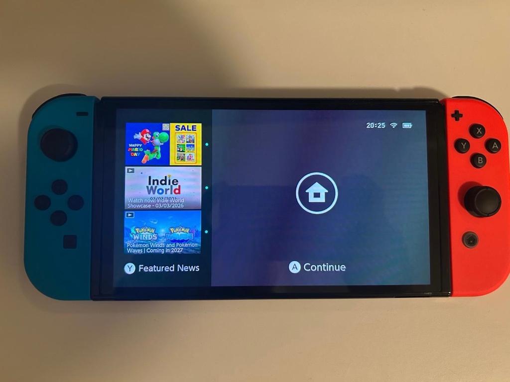 Nintendo Switch Oled, Ophalen, Zo goed als nieuw, Met 2 controllers, Switch OLED
