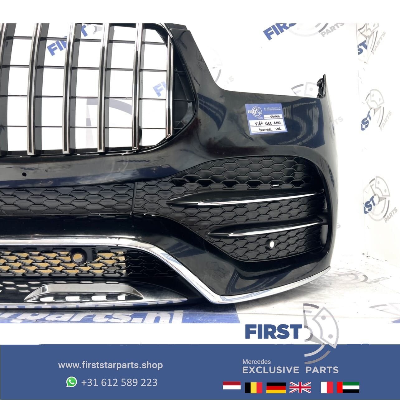 W167 V167 C167 GLE EQ BOOST AMG GT VOORBUMPER ZWART COMPLEET, Utilisé, -, Avant, -