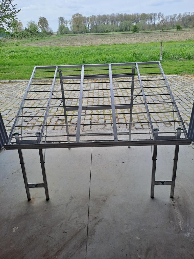 2 Table de maraîcher inclinée 150x120cm, Enlèvement