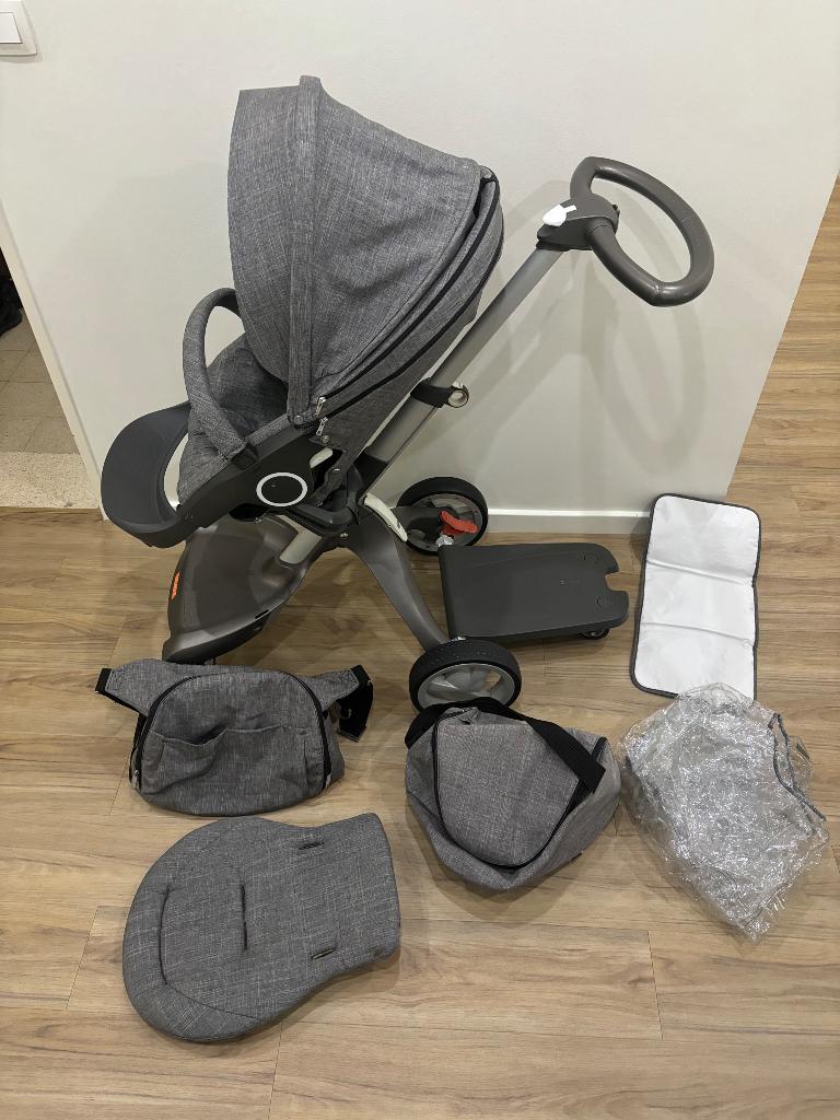 Poussette Stokke Xplory - accessoires complet, Kinderen en Baby's, Ophalen, Gebruikt, Kinderwagen