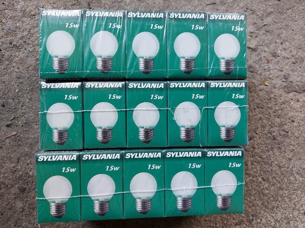 Gloeilampen 15 watt mat E27, Neuf, Enlèvement ou Envoi, Old skool, E27 (grand)