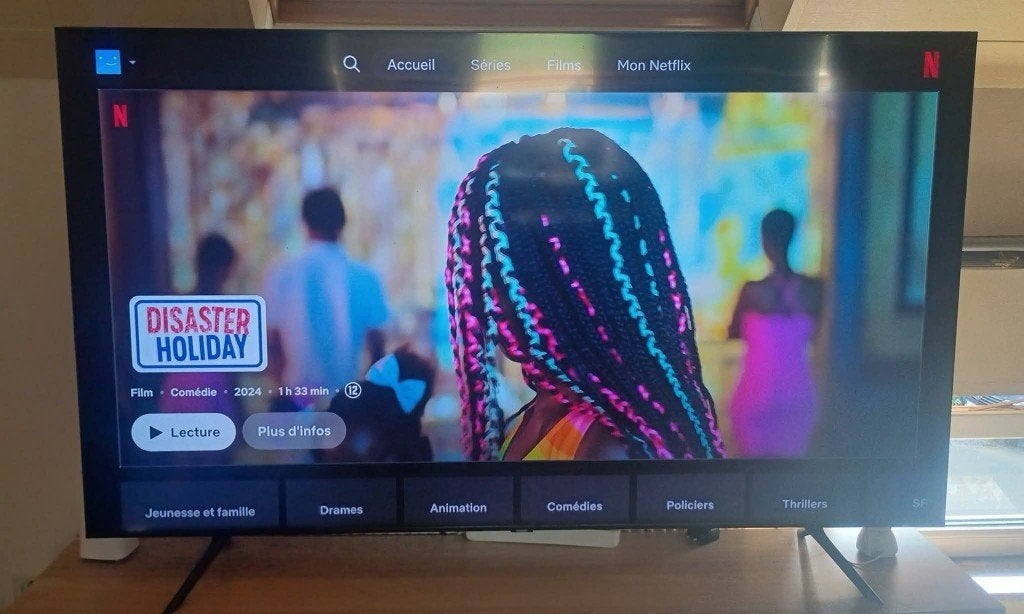 Télévision Samsung 75 pouces, Enlèvement, Utilisé