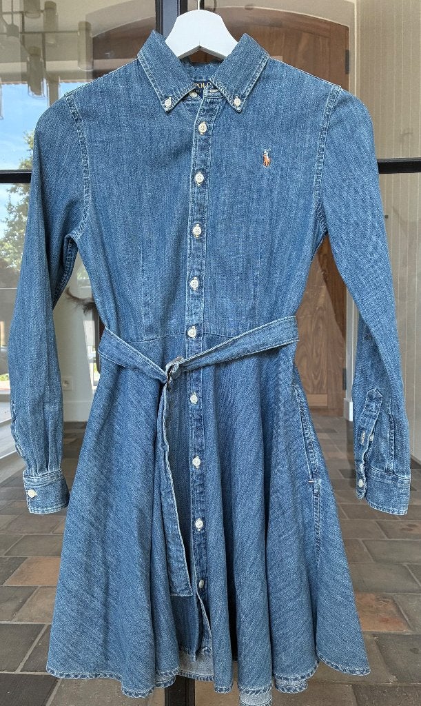 Jurk Polo Ralph Lauren 12 jaar perfecte staat, Kinderen en Baby's, Meisje, Ophalen of Verzenden, Zo goed als nieuw, Jurk of Rok