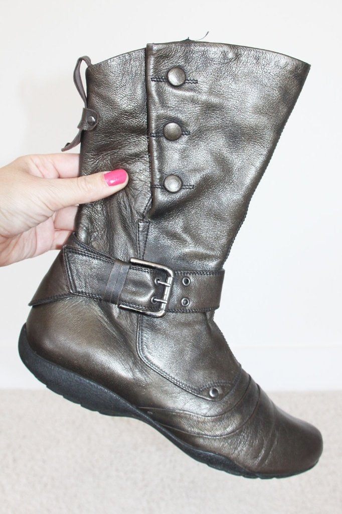 Belles bottes Footnotes en cuir S3 (taille 39) €55, -, Vêtements | Femmes, Autres couleurs, Comme neuf, Boots et Botinnes, Footnotes