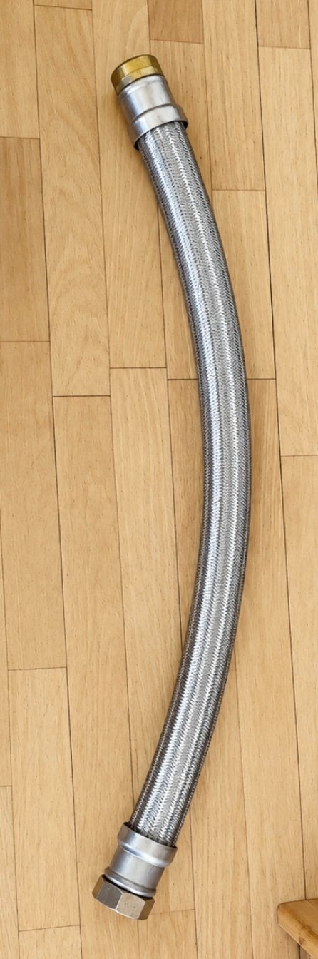 flexibele RVS gevlochten slang, Doe-het-zelf en Bouw, Ophalen, Nieuw