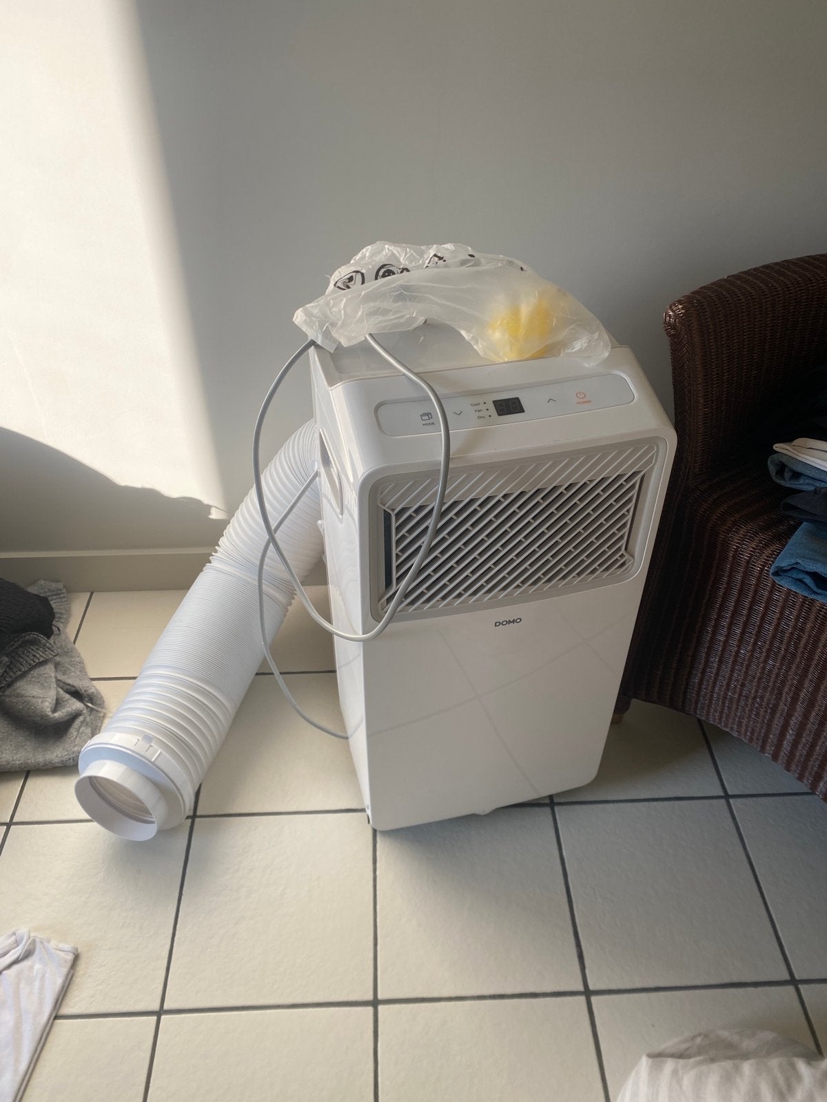 Mobiele airco Domo, Refroidissement et Déshumidification, Moins de 60 m³, Enlèvement, Utilisé