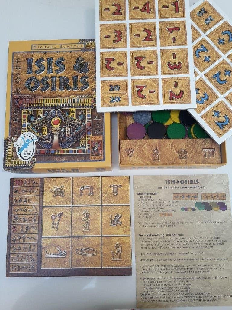 Nieuw spel Isis & Osiris, 2-4 sp., M. Schacht, + gratis demo, Enlèvement ou Envoi, Neuf, 999 games
