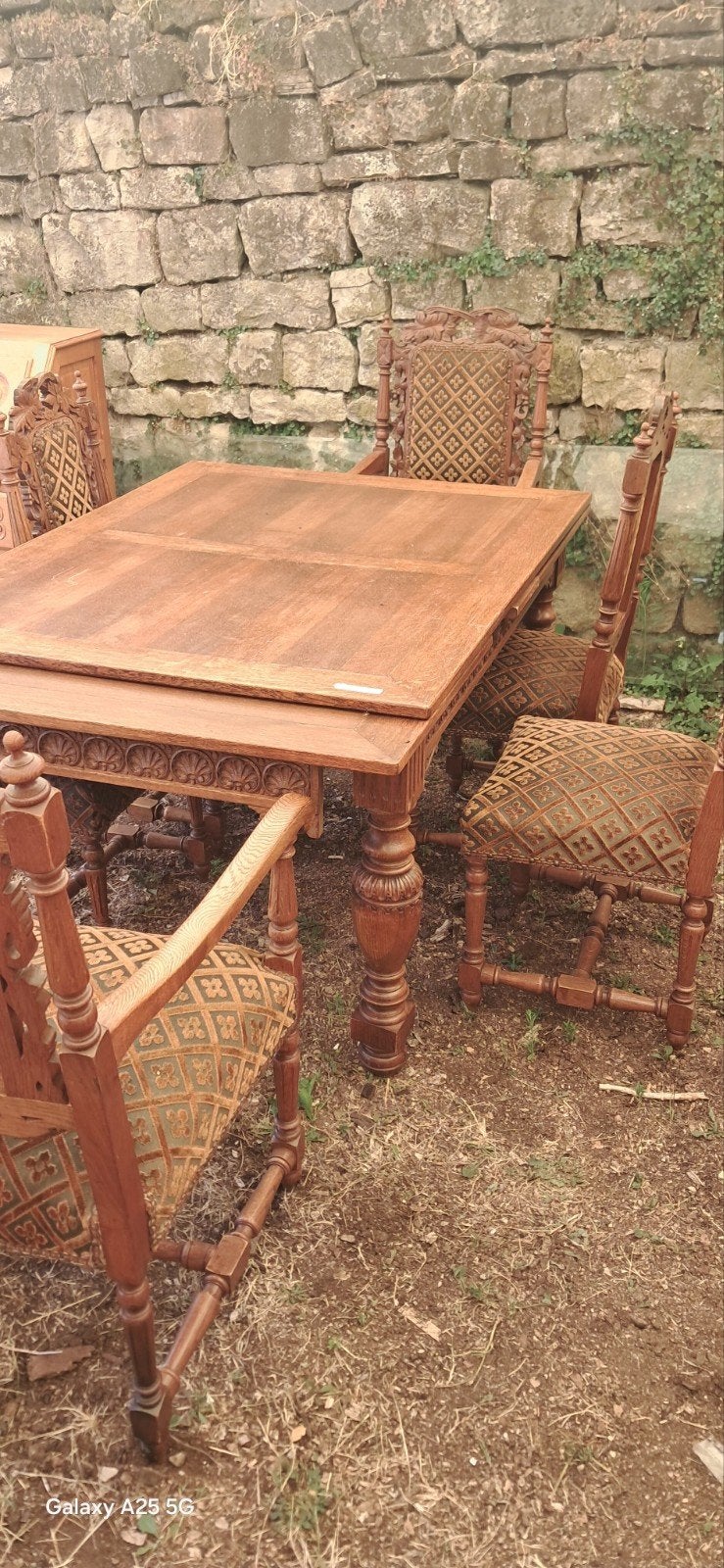 antieke eettafel, Antiek en Kunst, Ophalen of Verzenden