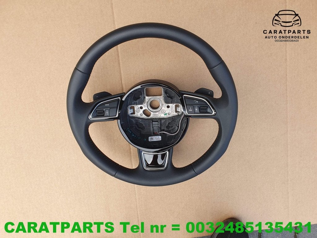 8K0419091BN Volant en cuir Volant A4 avec palmes Volant spor, Autos : Pièces & Accessoires, Commande, Audi, Utilisé