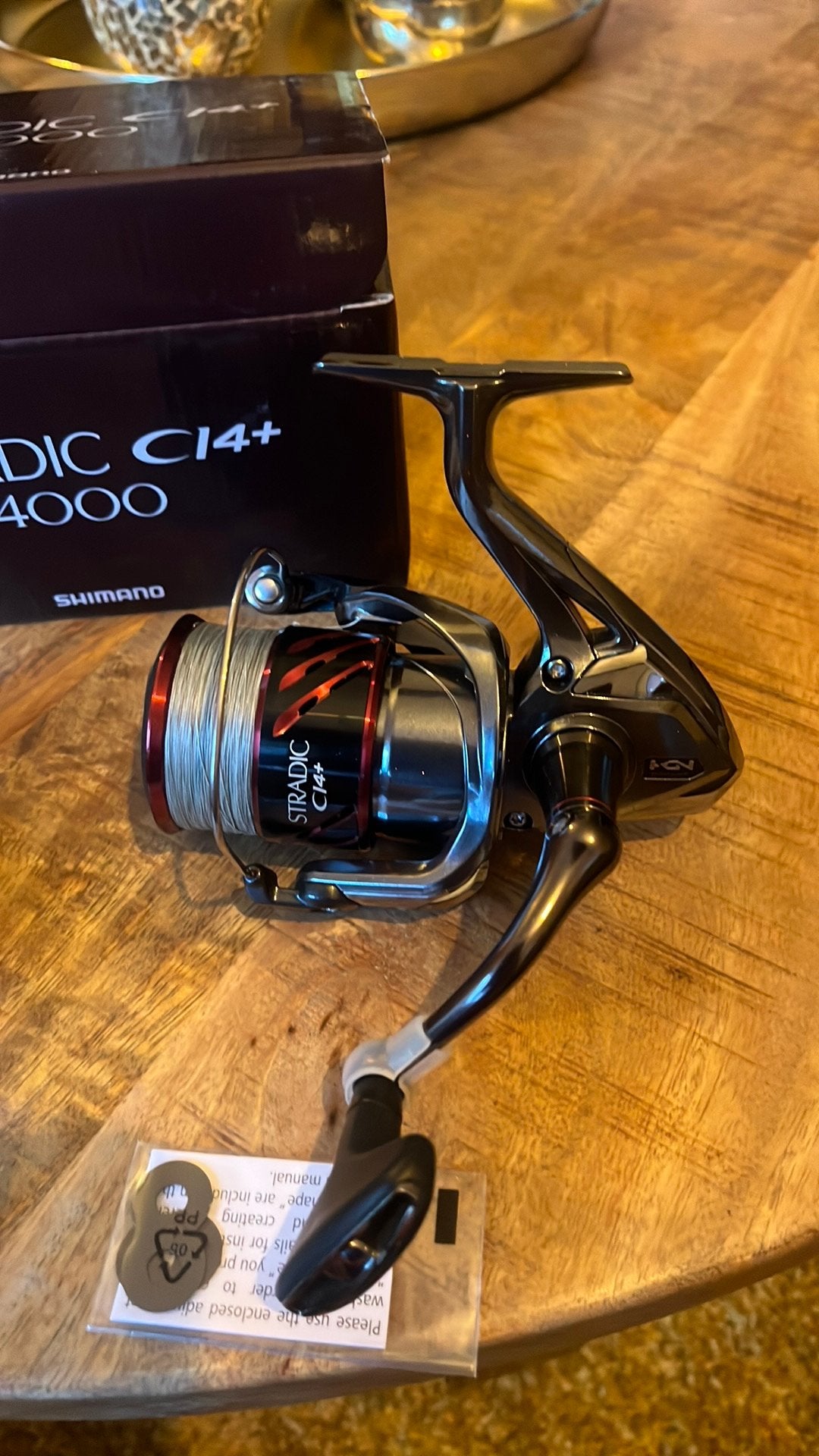 Shimano Stradic ci4+ 4000-b, Watersport en Boten, Ophalen of Verzenden, Zo goed als nieuw, Molen