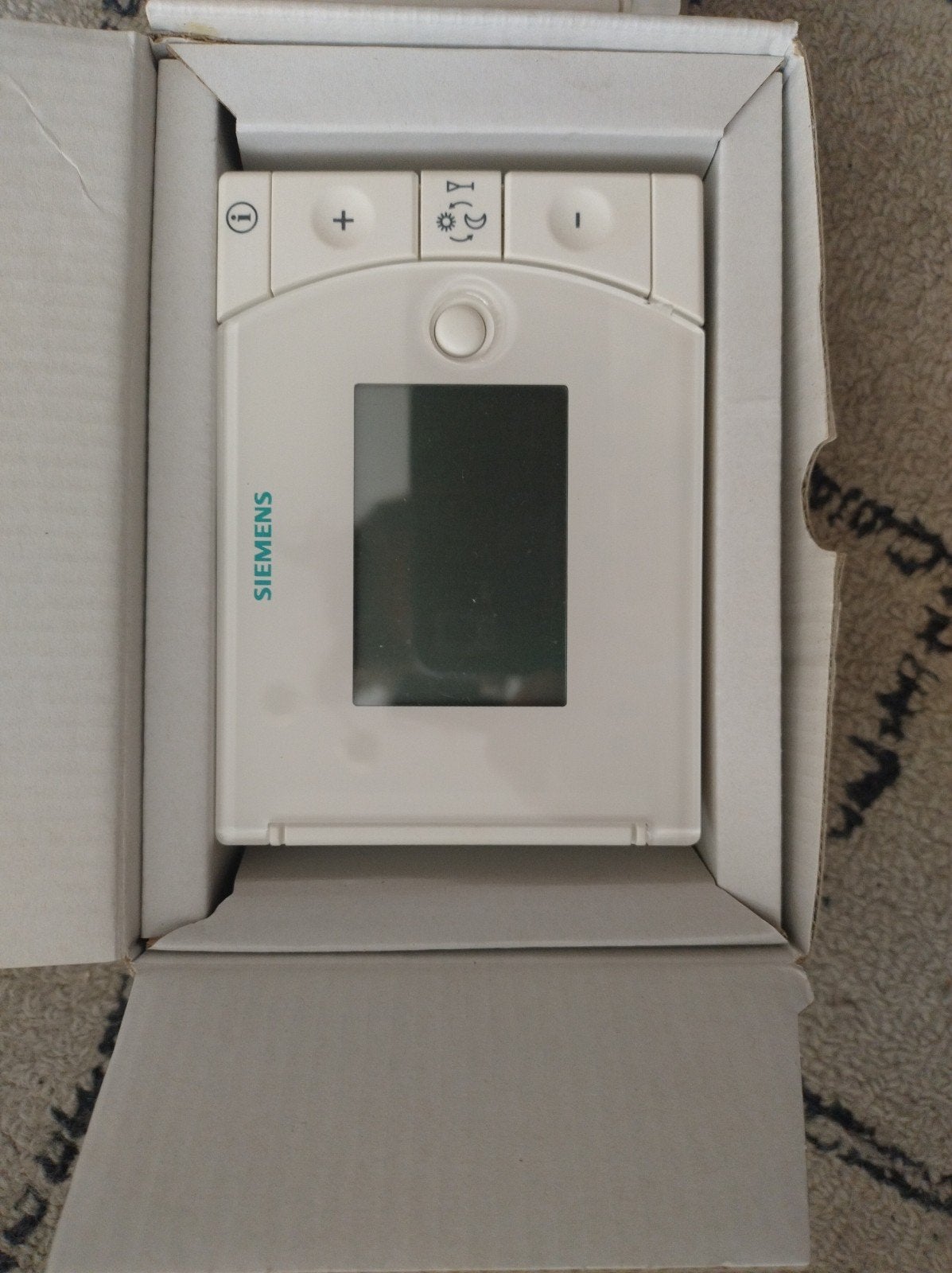 Thermostaat Siemens in verpakking, Enlèvement