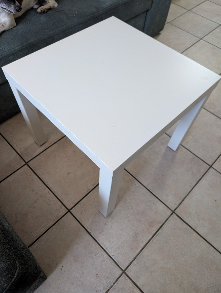 Ikea Lack tafeltje, Gebruikt, Vierkant, 55 tot 75 cm, Modern