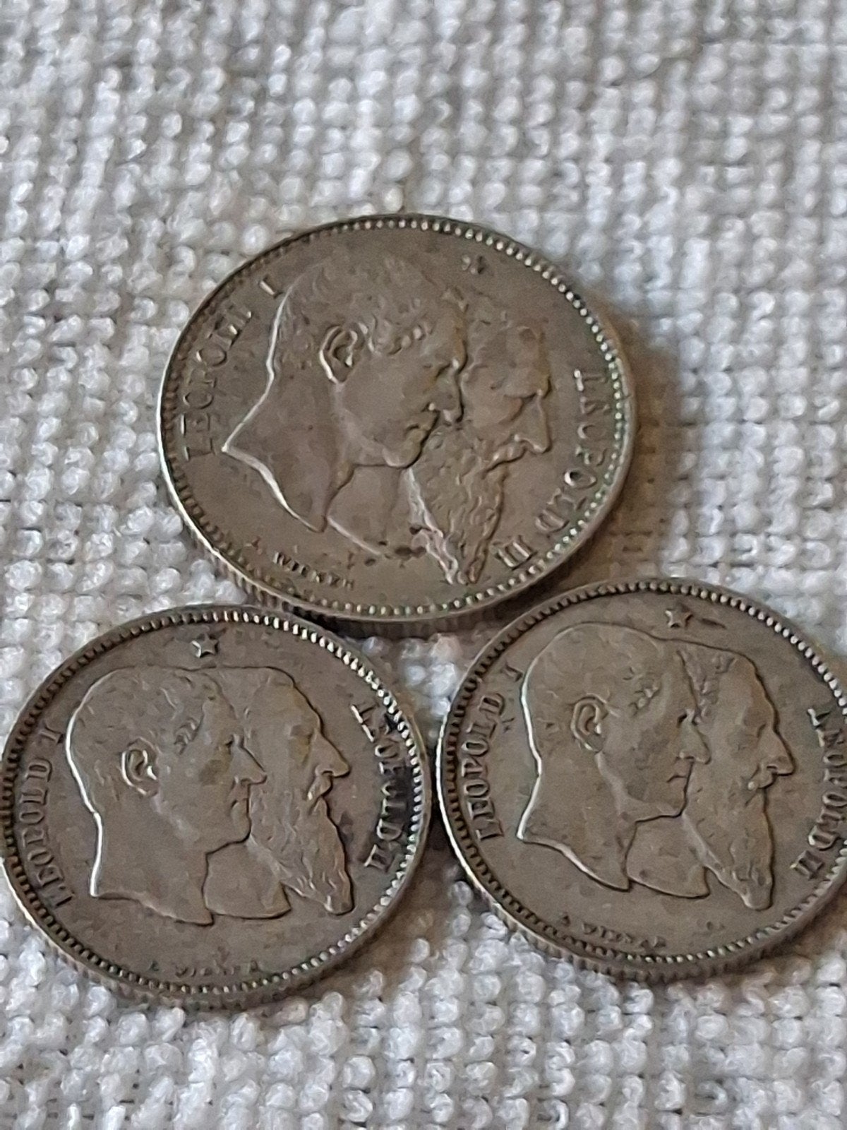 2 frank, 1 frank België, Postzegels en Munten, Munten | België, Verzenden