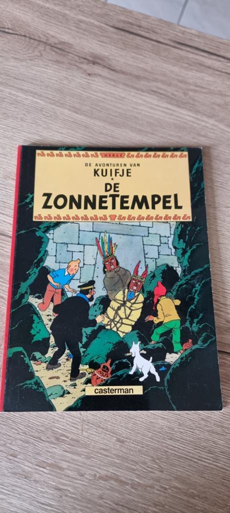 Strip Kuifje - De zonnetempel, Eén stripboek, Ophalen of Verzenden, Zo goed als nieuw, Hergé (George Rémi)