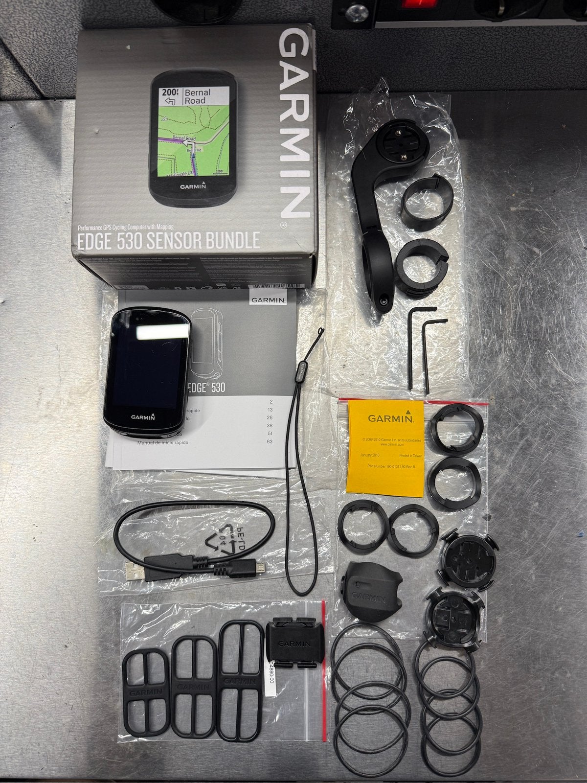 Garmin Edge 530 sensor bundle, Fietsen en Brommers, Ophalen of Verzenden, Draadloos, Zo goed als nieuw