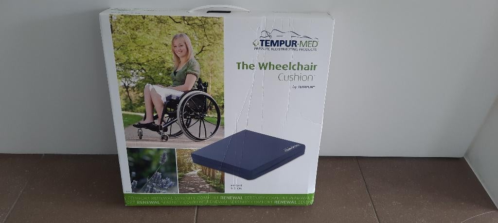 TEMPUR Zitkussen rolstoel incl incontinentiehoes NIEUW, Diversen, Ophalen, Nieuw