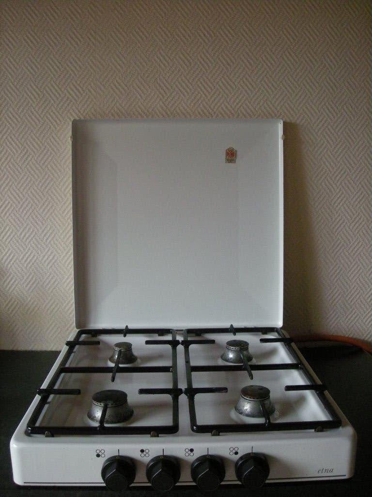 Vrijstaande gaskookplaat 4-pits Etna, Electroménager, Gaz, 4 zones de cuisson, Enlèvement, Utilisé