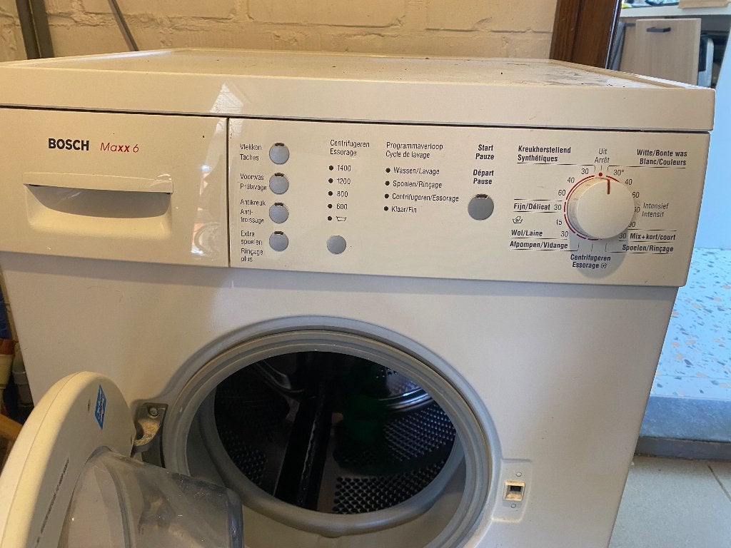 Wasmachine Bosch, Ophalen, Gebruikt, Voorlader