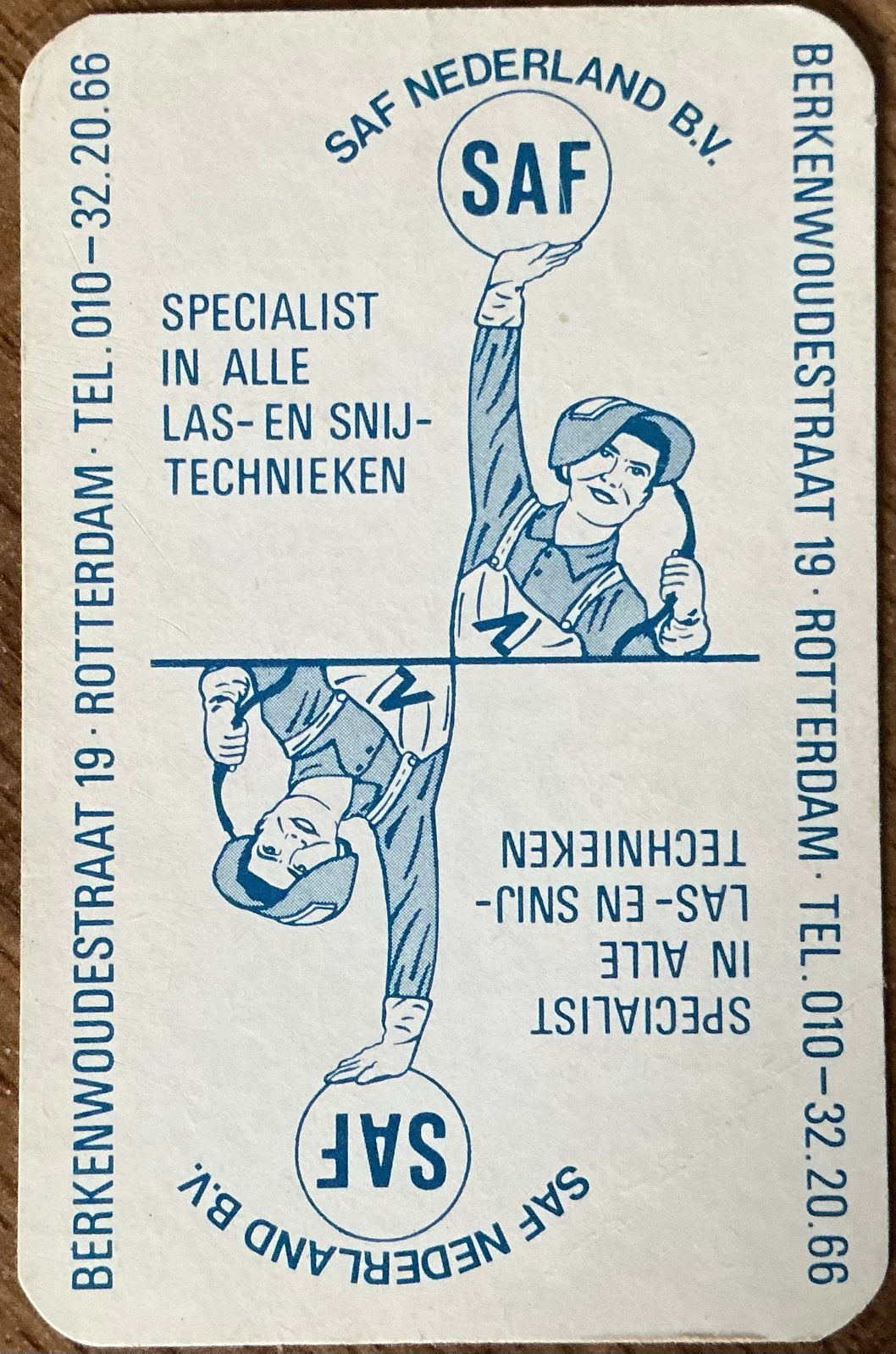 Carte à jouer SAF, Enlèvement ou Envoi, Comme neuf, Carte(s) à jouer